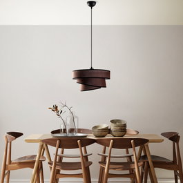 Opviq Stage - 14712 Lámpara de araña marrón oscuro con altura ajustable